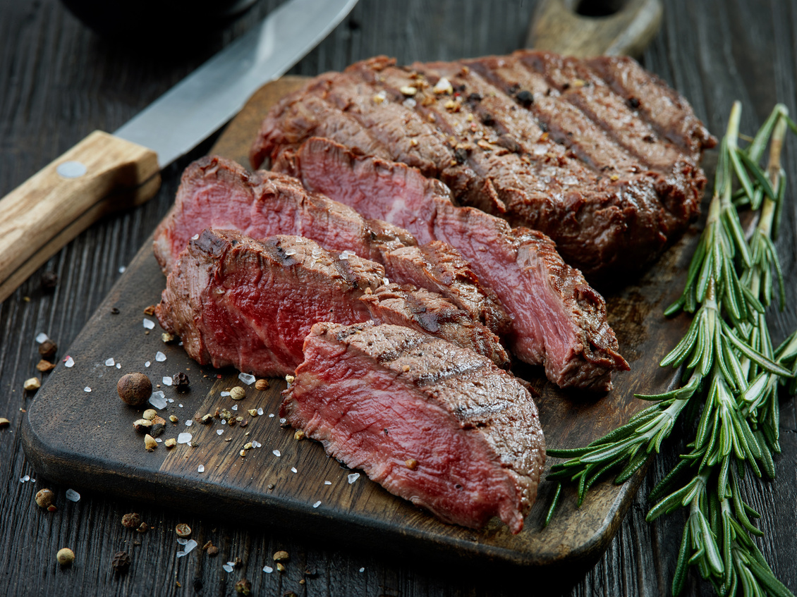 grilled beef fillet steak